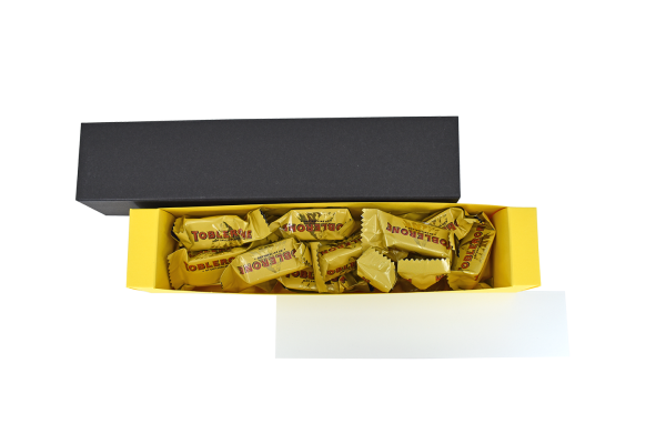 Schieberbox mit 15 Toblerone Tiny
